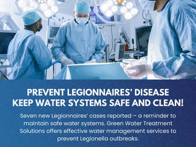 Rise in Legionnaires’ Disease Cases Highlights Need for Proper Water System Maintenance